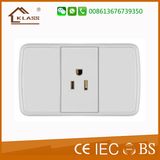 Wall Electrical 3pole Push Button Socket