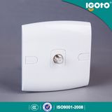 Igoto British Standard Ce Saso RJ45 Satellite TV Wall Socket Outlet