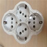 European Socket Adapter Adaptor ABS Plug (RJ-3133)