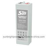 2V1500ah Solar Telecom Long Deep Cycle Gel Opzv Battery