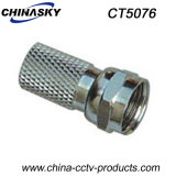 CCTV Twist-on Male Coaxial Cable F Plug (CT5076)