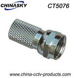 CCTV Twist-on Male Coaxial Cable F Plug (CT5076)