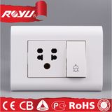 Indian Standard Module Type 6A 5 Hole Switched Socket