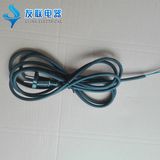 2pins European Power Cord with Rubber Cable (JT002)