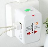 Universal International Plug Adapter 2 USB Port World Travel AC Power Charger Adapter