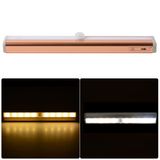 PIR Motion Sensor Drawer/Cabinet/Wardrobe Light Lamp 10 LED Battery Powered