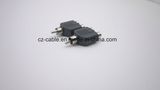 RCA Connector, RCA Plug to 2RCA Jacks (male to female)