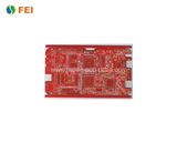 Double-Sided FR4 Rigid PCB Circuit Board with Red Ink