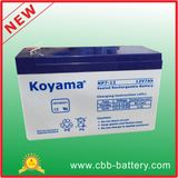 12V 7ah Lead Acid AGM Battery for Emergency Lighting, UPS, Surge Protector