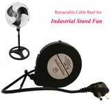 220V Automatic Retractable Cable Reel for Industrial Stand Fans