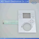 Microwave Metallic Finish Membrane Keypad with Rotary Control Switch