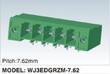 Wanjie Plug-in Terminal Block Connector Can Be Fixed (WJ3EDGRZM-7.62)