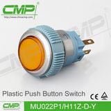 22mm Plastic Latching Push Button Switch