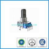 Dongguan Manufacturer 11mm Size Low Cost Single Unit Concentric Shaft Potentiometer