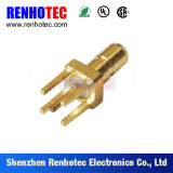 SMB Straight Male Type Bulkhead PCB Mount RF Coaxial Connector