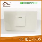 Ce Approved 25years Guarantee Samll Button 1gang Lighting Electric Switch