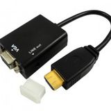 HDMI to VGA+Audio Cable