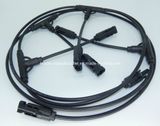 Y Branch Mc4 Solar Panel Connector Cable Hardness