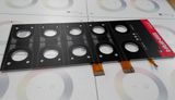 LEDs Backlighting Aluminium Back Panel FPC Membrane Switch