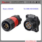 Cnlinko M20 4pin Waterproof Connector for Industry Machine
