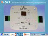 LCD Window Stamped Aluminum Metal Overlay Membrane Switch