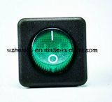 Rk1-05 Green Round Rocker Switch
