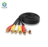 Good Quality 3RCA Male to 3RCA Male AV Cable