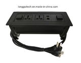 Straight Electrical Flipping Desktop Socket