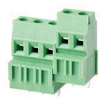 Rising Clamp Type of PCB Terminal Block with 3.81mm Pitch