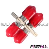 St Sm Duplex Metal Fiber Optic Adapter