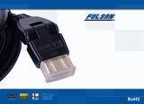 HDMI 1.4V 180degree Rotating Swivel Cable 1.8m 6ft