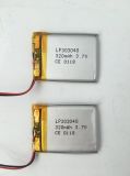 3.7V 320mAh Rechargeable Li-Polymer Battery with PCM
