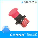 Mushroom Rotaion Auto-Reset Emergency CB2 Pushbutton Switch Series