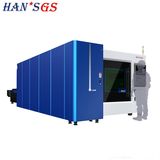 Exchangeable Pallet Equipped at Hans GS 3000W Laser Cutting Machine
