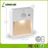 0.5W 5V USB Rechargeable Mini Infrared Motion Sensor Light for Cabinet Wall Stair