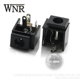 Wnre Right Angle Female 3 Pin DC-009A DC Power Jack