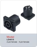 Speaker Connector Chassis Speakon Female Socket Mountable Jack 4 -Pin
