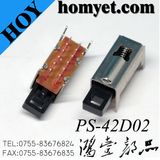 4p2t 0.3A Reset Switch Push Button Switch (PS-42D02)
