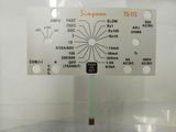 Zip Embossed Custom Thin Film Flexible Membrane Switch with 3m467 / 3m468 Adhesive