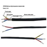 Sihf Heat-Resistant Multi-Cores Silicone Rubber Cable