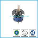 High Quality 10-Turn Wirewound Rotary Precision Potentiometer 100k with Scale Knob