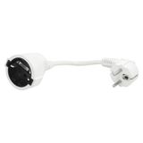 VDE Approved European 3 Pins AC Power Plug with Extension Cord
