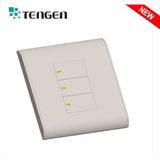 2016 New Designed 100X100 3 Gang Double Way Wall Switch Africa Market