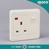 3*3 13A Switched Socket with Neon