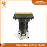Game Machine Plastic Rectangle LED Light Illuminated Push Button Switches Pbs-007
