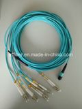 MTP Male-LC Duplex Clips Fiber Cable 40g