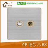 UK Standard Wall Electrical Satellite and TV Socket