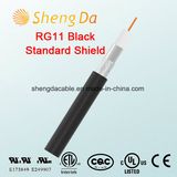 Rg11 Standard Shield Black Radio Frequency Audio & Video Coaxial Cable