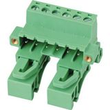 Plug-in Terminal Block with DIN Rail (WJ2EDGURKM-5.0/5.08mm)