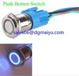 19mm 12V Car Blue LED Light Angel Switch